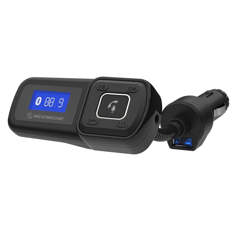 Scosche BTFreq Wireless Bluetooth FM Transmitter With 2 USB