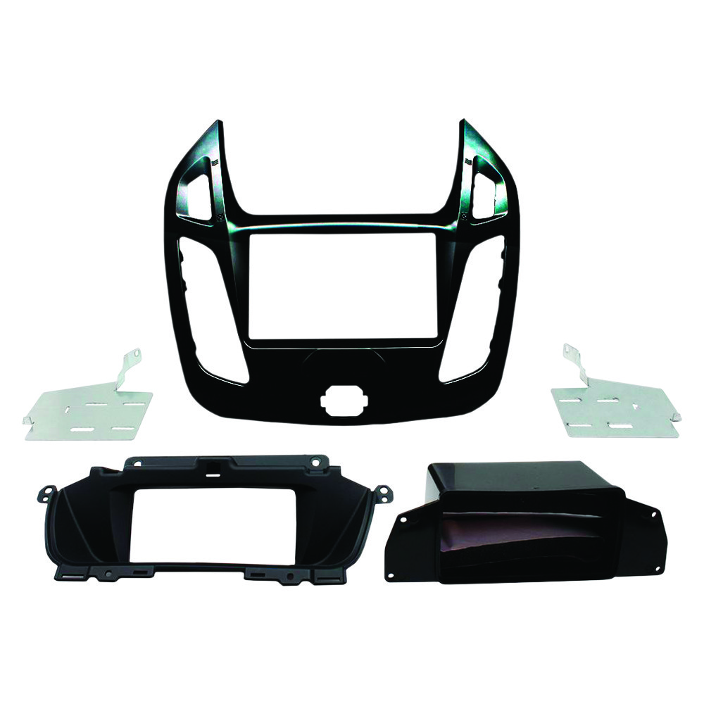 Scosche FD1444B Single/Double DIN Installation Dash Kit for 2010-11 Ford Transit