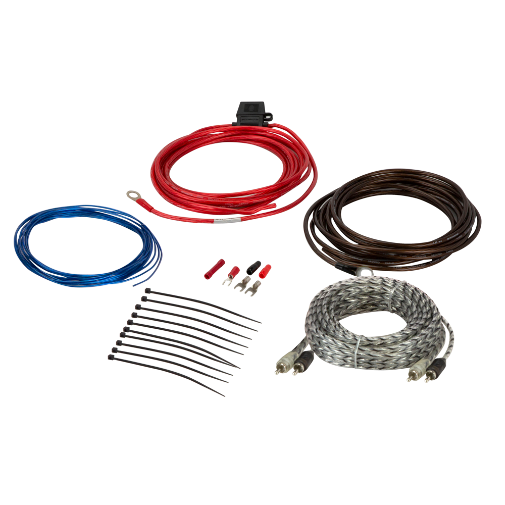 Install Centric ICAK4 4 Gauge 2-Channel Amplifier Wiring Kit 