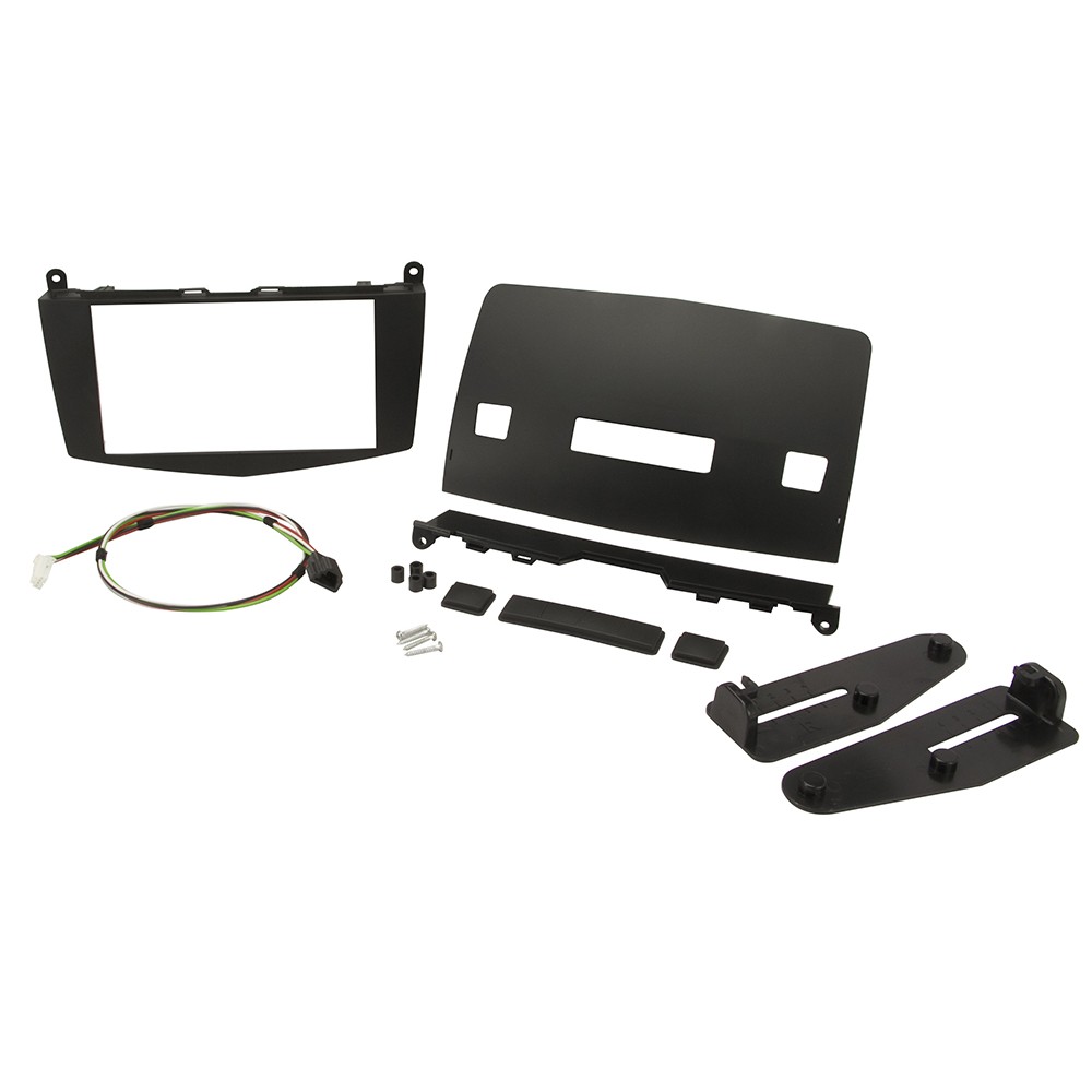 Scosche MZ2350B 2006-11 Mercedes Benz M Class Double Din W/ISO Trim Kit 