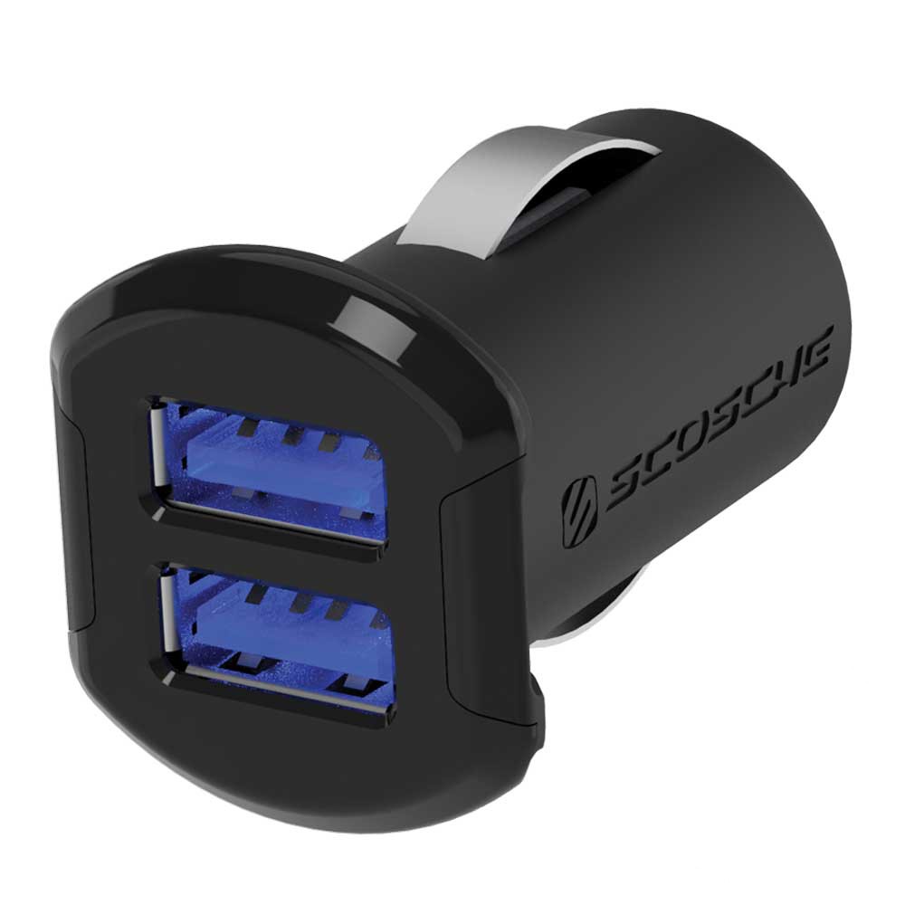 SCOSCHE DCLS242 DoubleUp Dual 12V Adapter with Dual 12W USB Charger 