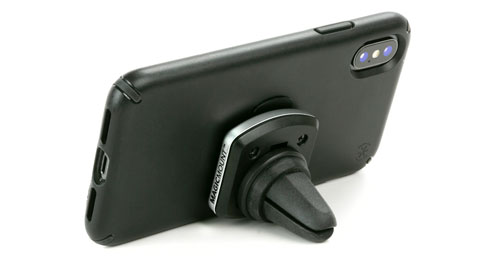 Mount can be used as a phone kickstand