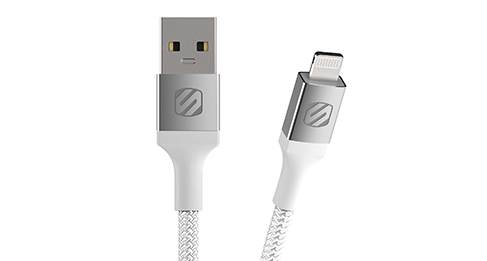 White usb to lighthing cable