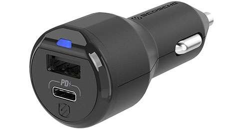 LA' FORTE Compact Mini Metal Dual Port Ultra Fast Car Charger, QCPD (Q –  LA'FORTE