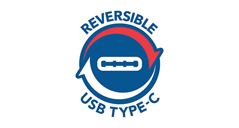 USB-C قابل للعكس