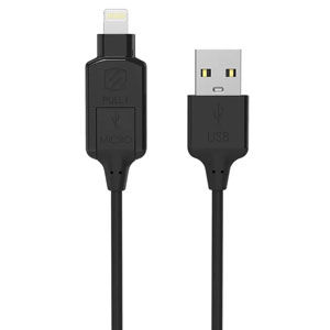 USB Cable with Micro-USB and Lightning Connection