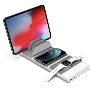 Image of charging station in white