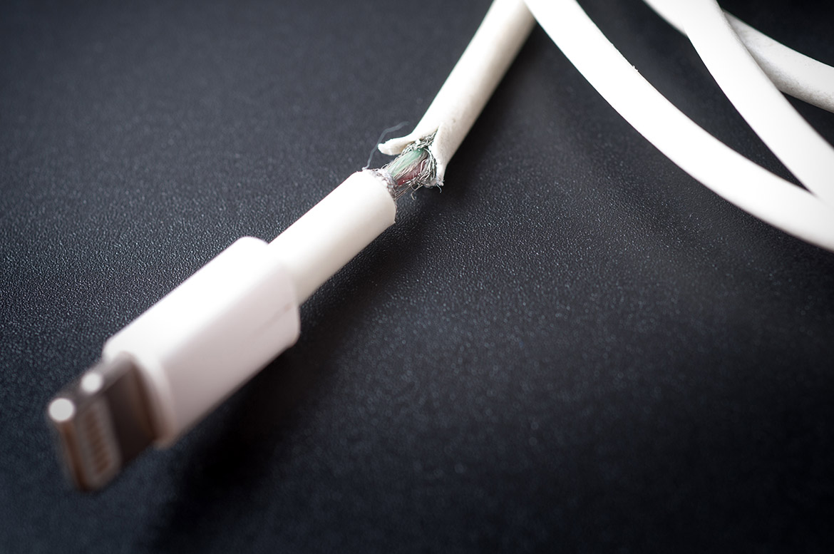 broken smart phone charger broken smart phone charger