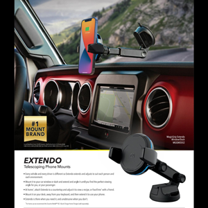 Image of Extendo Mounts One-Sheet Flyer 2021  