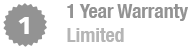 1 Year Limited Warranty