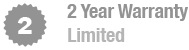 2 Year Limited Warranty